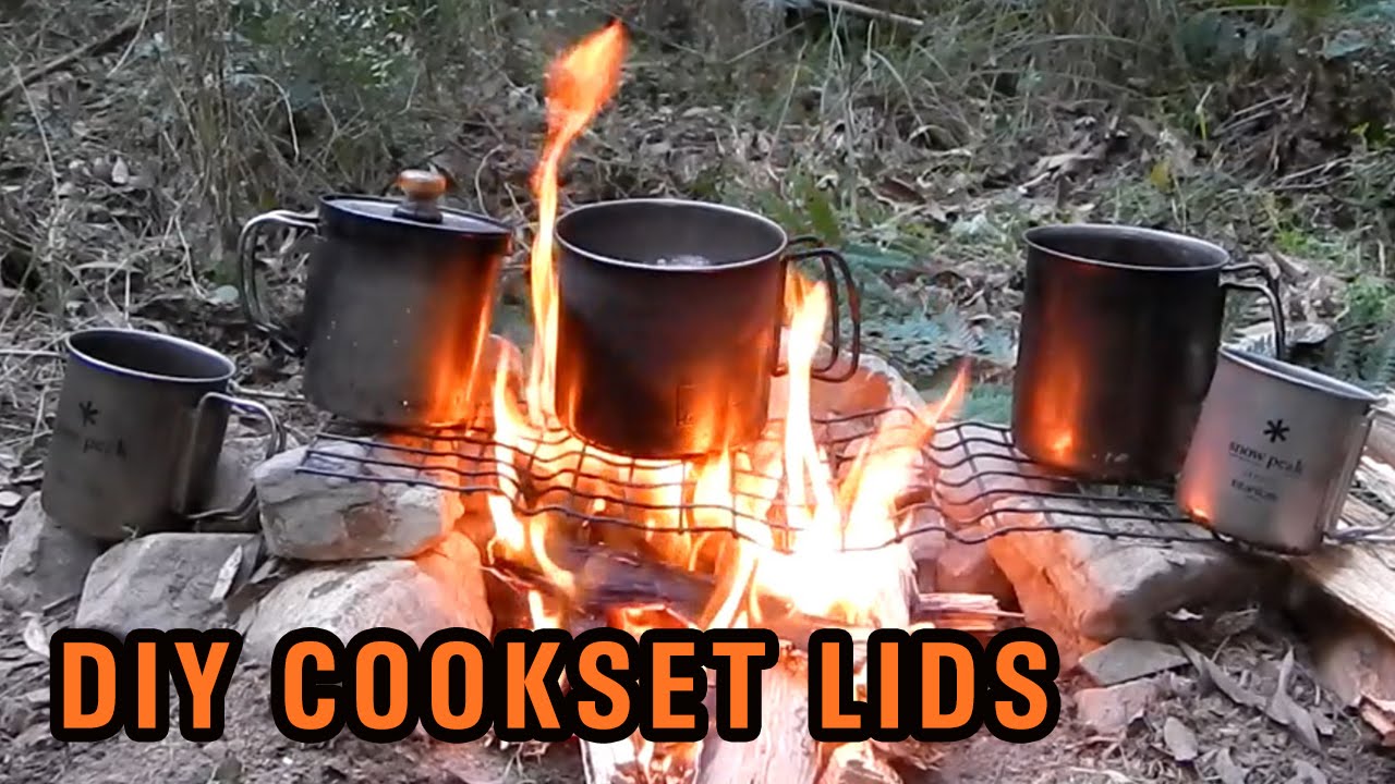 How I make DIY lids for my camp cook set YouTube