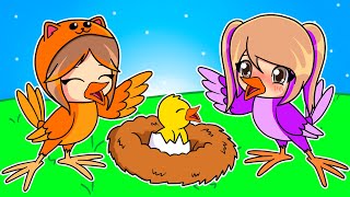 ROBLOX BUT WE'RE A FAMILY OF BIRDS WITH MANDARIN CREAMS!! screenshot 2