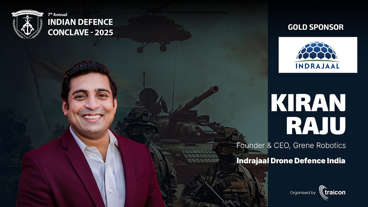 Mr. Kiran Raju’s Presentation – CEO, Grene Robotics Indrajaal Drone ...