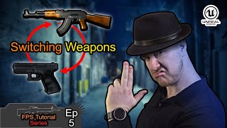 Make Your First Person Weapon Switching System in Unreal Engine 5!