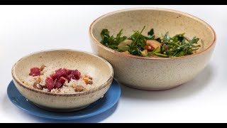 Пряный рис с индейкой и зелёный салат с грушей | Дежурный по кухне Пряный рис с индейкой и зелёный салат с грушей | Дежурный по кухне