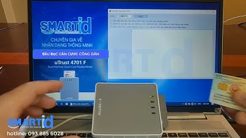 Đầu đọc Căn cước công dân gắn chip uTrust4701