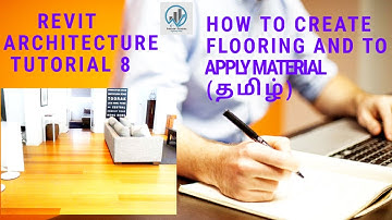 Revit Tutorial #8|How to Create Floor and apply Material in Revit Architecture  (Tamil)