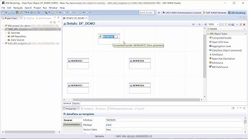 [SAP BW/4HANA1.0]: Data Flows - Creating Templates in the BW Modeling Tools in Eclipse
