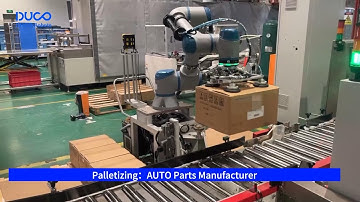 Palletizing：AUTO Parts Manufacturer / Packaging Line