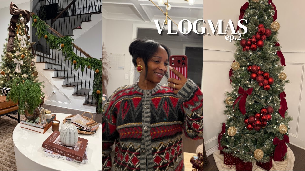 CHRISTMAS HOLIDAY DECOR INSPO 2025 | 5 TREES, LIVING ROOM, DINING ROOM, COFFEE STATION