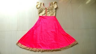 Anarkali churidar cutting and stitching  part -  2