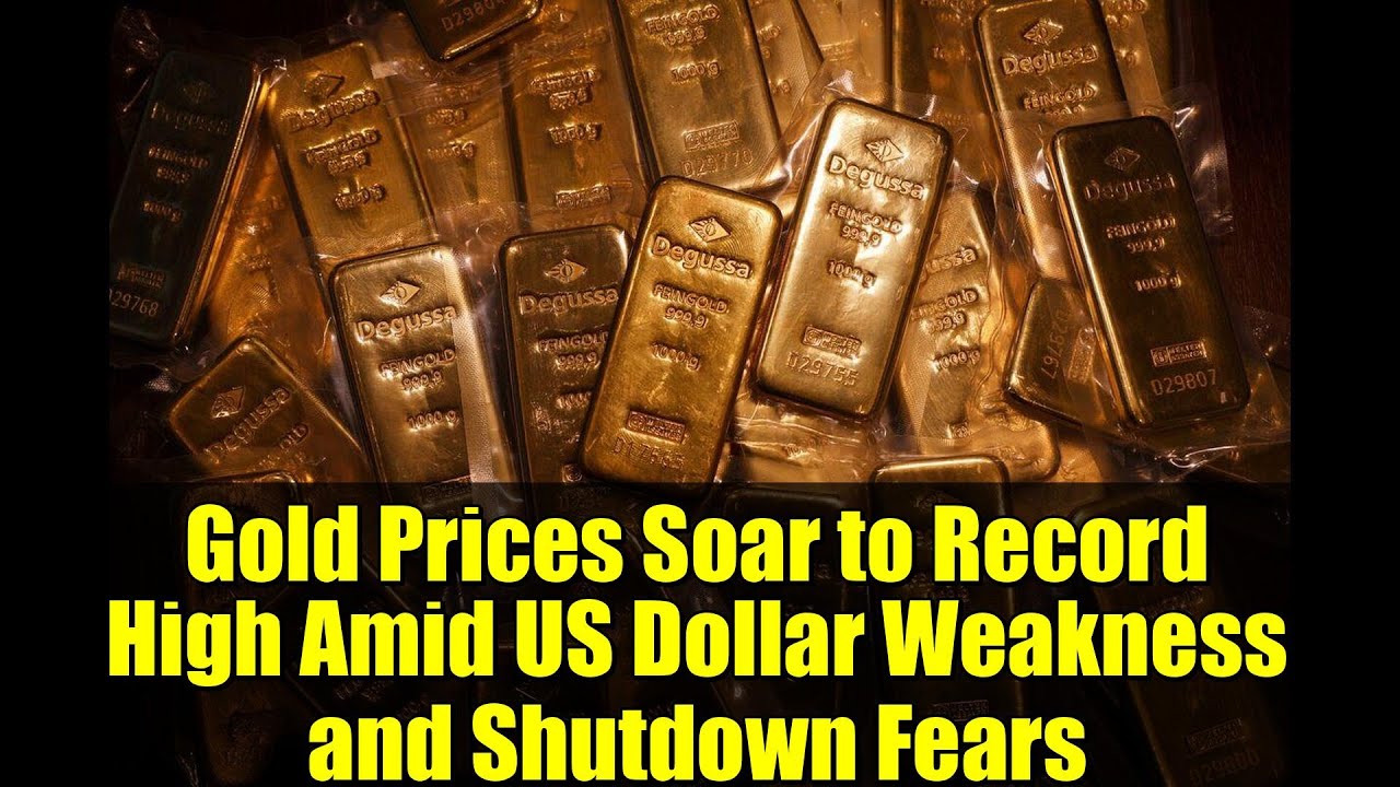 Gold Prices Soar to Record High Amid US Dollar Weakness and Shutdown ...