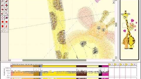 BuzzEdit Software - How to Manually Split an Embroidery Design into Pieces