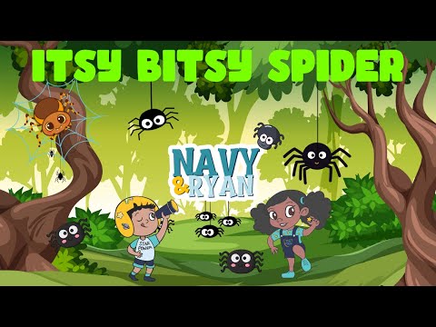 Itsy Bitsy Spider | Navy and Ryan | Educational Videos for Kids & Toddlers