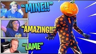Streamers React To New Jack Gourdon Pumpkin Fortnite