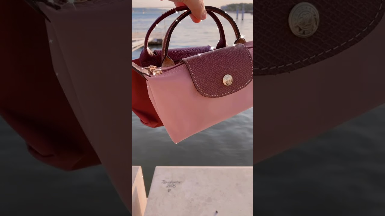 New 2025 colors PINK TEA & POMEGRANATE from LONGCHAMP ♥️