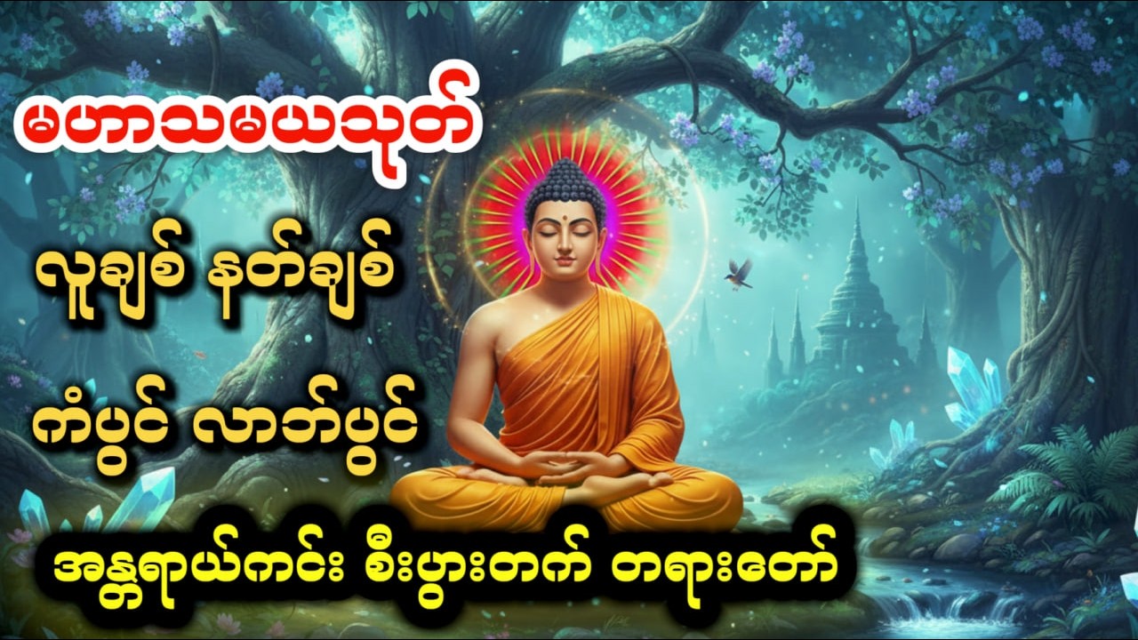 #မဟာသမယသုတ် တရားတော် | လူချစ် နတ်ချစ် ကံပွင် လာဘ်ပွင် အန္တရာယ်ကင်း စီးပွားတက် #Dhamma Light Myanmar