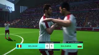 كاأس العالم  2018 بلجيكا ضد بلغاريا | pes 2018 Russian world Cup