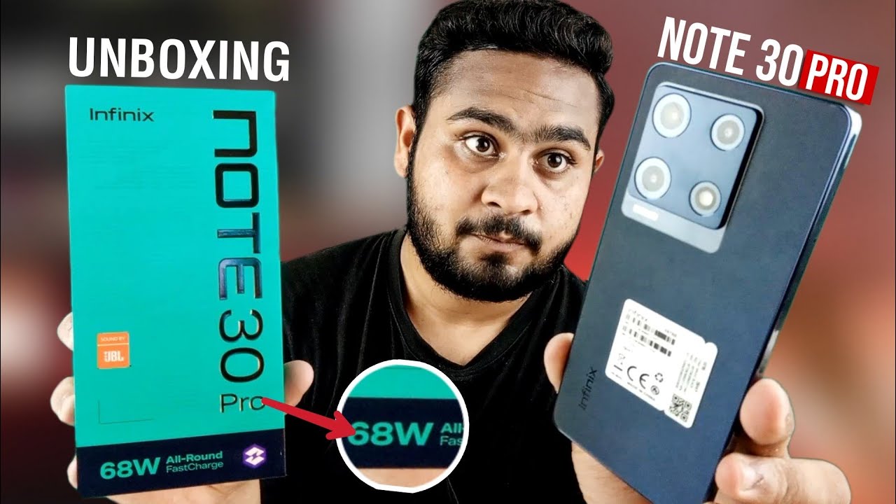 Infinix Note 30 Pro Unboxing & First Impressions 