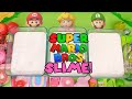 Super Mario Bros THE MOVIE! Slime Mixing Wacky Ingredients In White Slime!