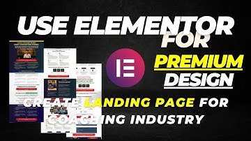 Design premium stunning landing page & funnel | Full elementor review and beginner
