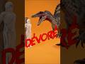 Ce dinosaure te dévore en 10 secondes 🦖 #dinosaures #animaux #survie