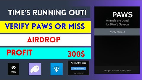 PAWS VERIFICATION ALERT! | PAWS VERIFY VIA PAWS WEB | PAWS AIRDROP CLAIM PROCESS | PAWS NEW UPDATE
