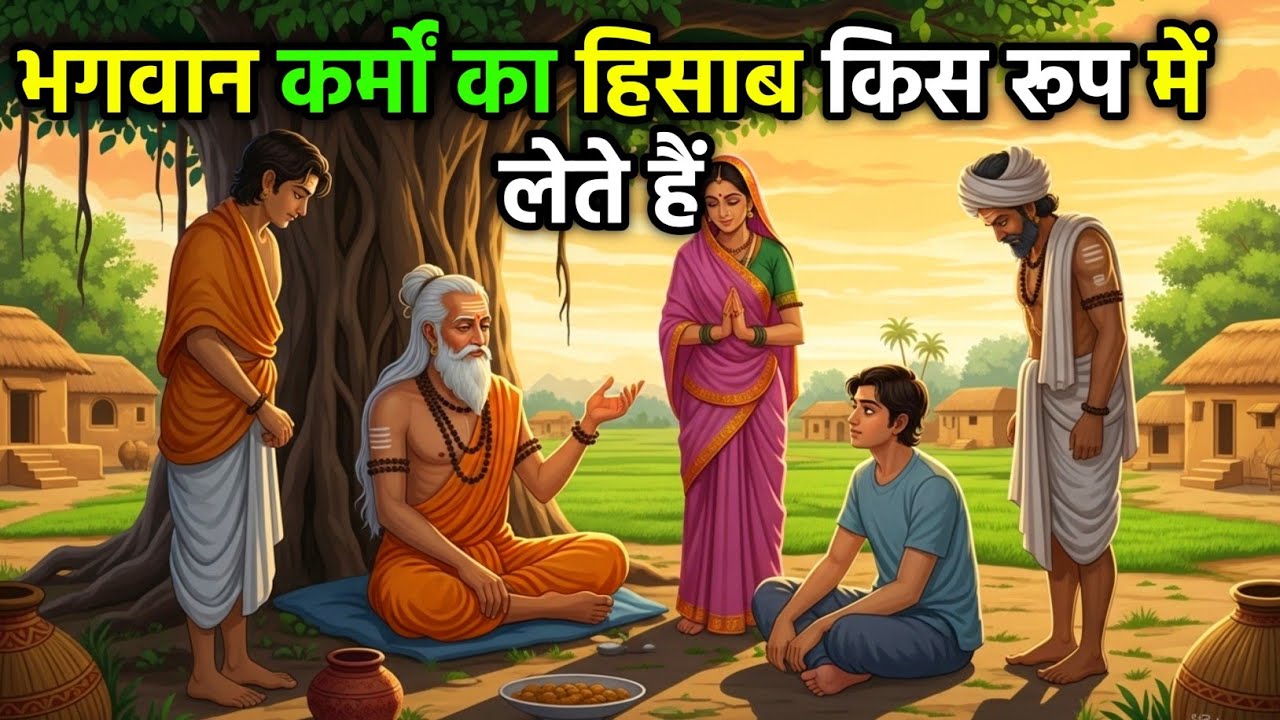 कर्मों का हिसाब भगवान किस रूप में लेते हैं | Dharmik Kahani | motivation story | #adhyatmikkahaniyan