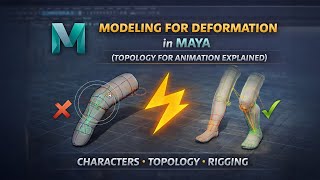 Modeling for Deformation in Maya (Topology for Animation Explained)