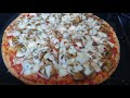 Очень вкусный ПИЦЦА с Курицей и Грибами./Uy sharoitida tovuqli va qo'ziqorinli PIZZA tayyorlash/