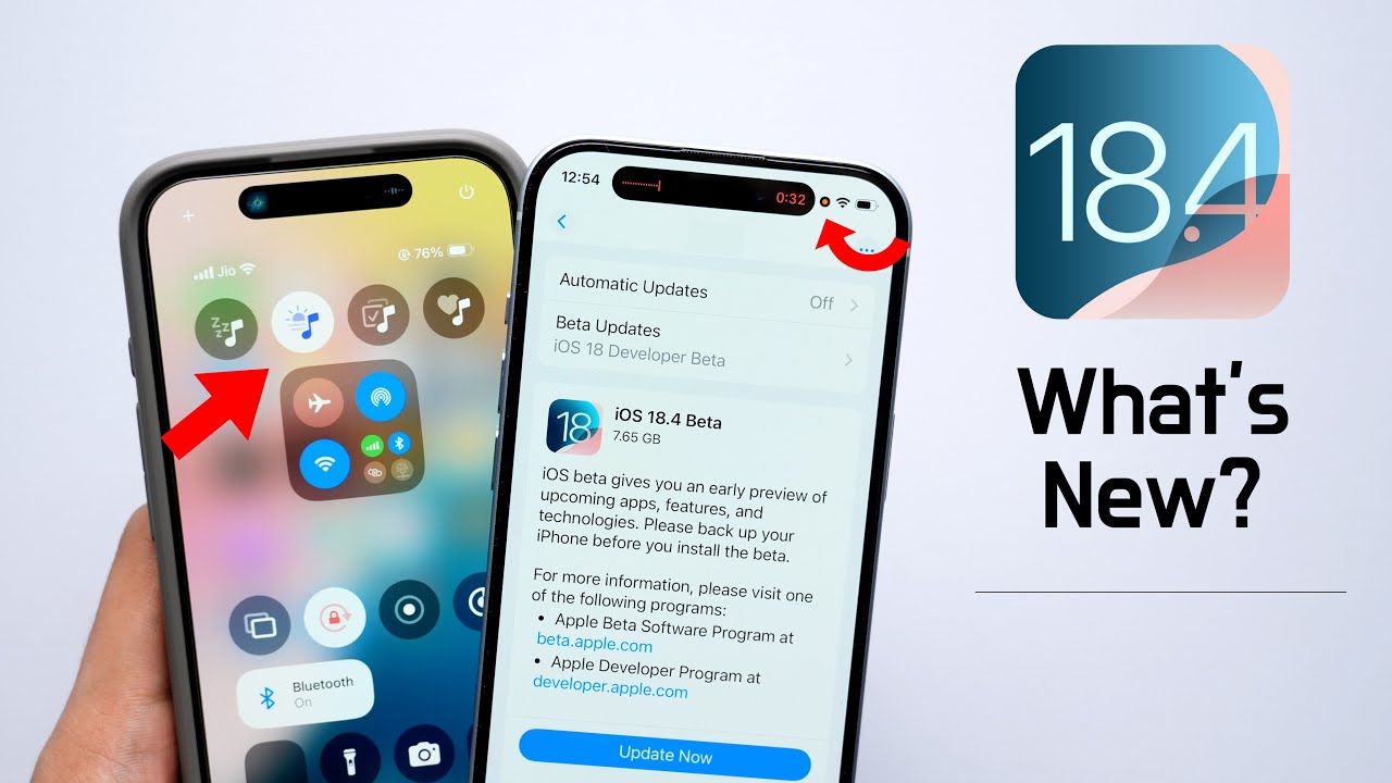 iOS 18.4 Beta 1 Released | Very Big Update! New Features, Performance ...