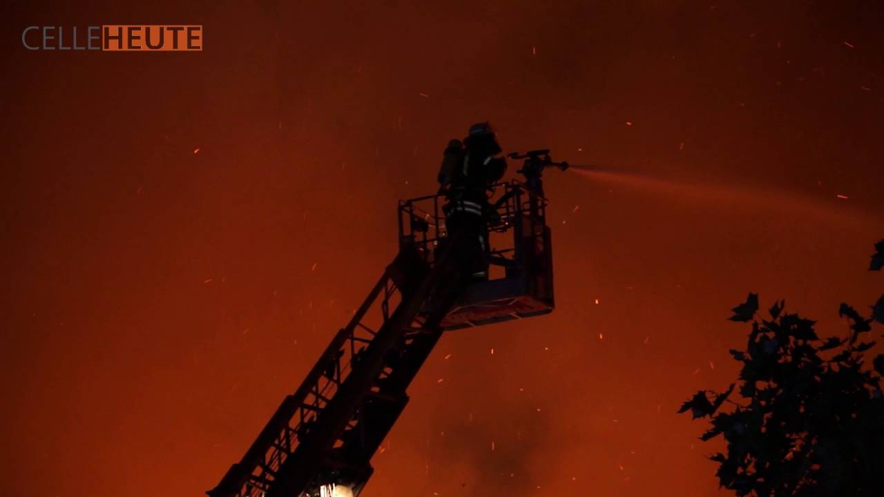Großfeuer Celle Burghalle / Burgzentrum CHTV