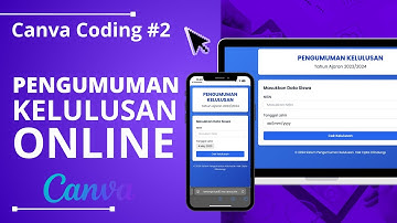 Canva Coding AI #2 Membuat Pengumuman Kelulusan Online