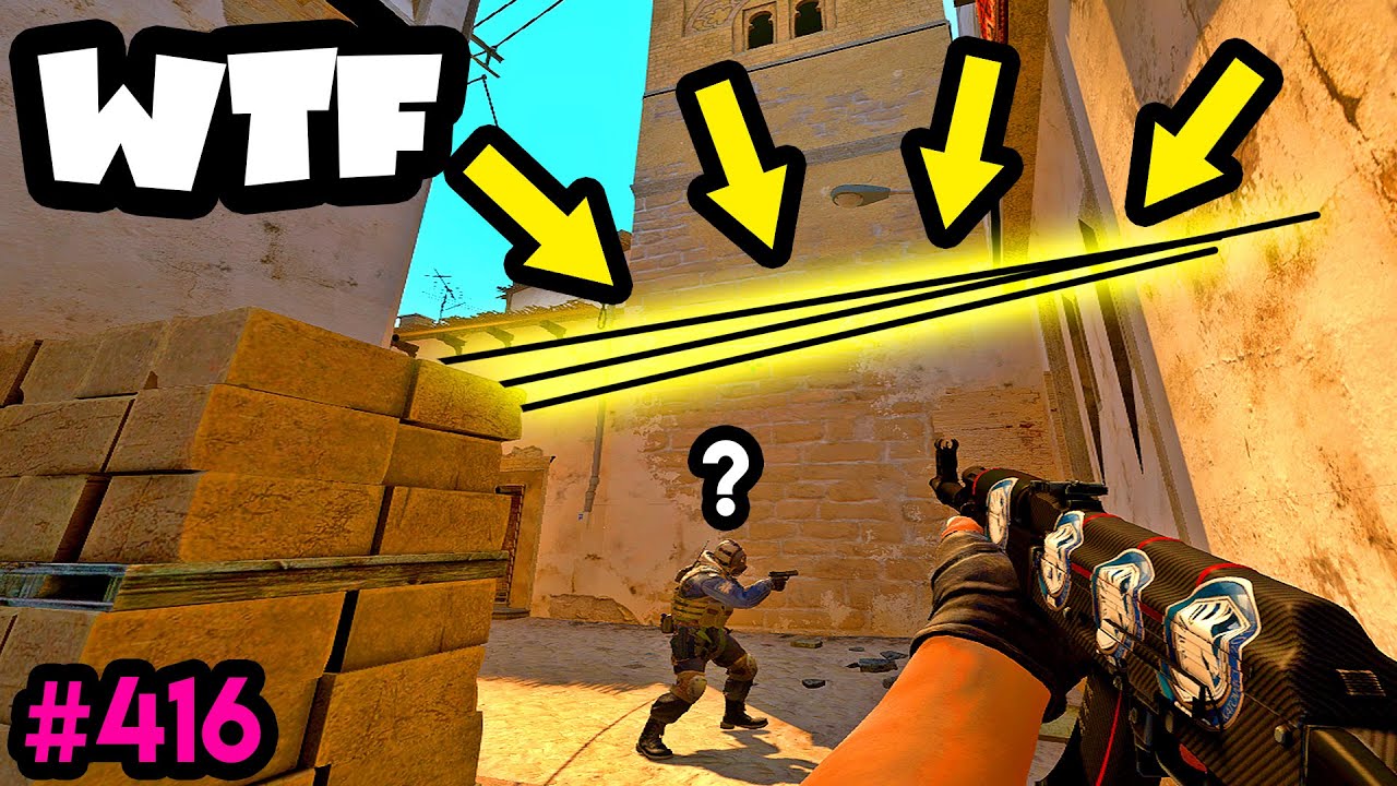 GAME BREAKING GLITCH/BUG on MIRAGE! - CS:GO BEST ODDSHOTS #416 - YouTube