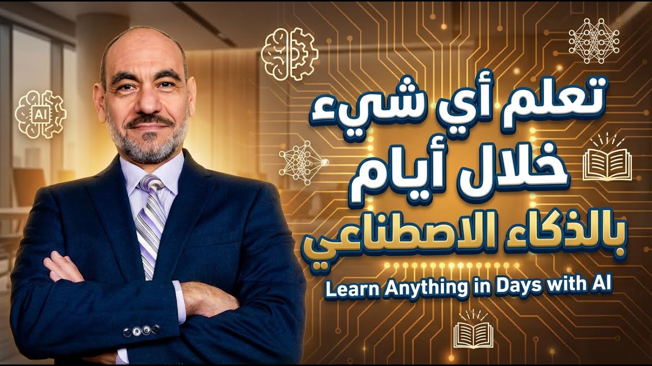 تعلم أي شيء خلال أيام بالذكاء الاصطناعي