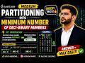 Partitioning Into Minimum Number Of Deci-Binary Numbers | LeetCode Medium | Greedy