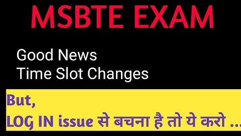 MSBTE New Update | But Logged in Problem ka ek hi solution he.....| #MSBTE | Toshib Shaikh
