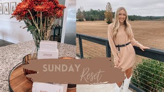 SUNDAY RESET | prep for thanksgiving break!