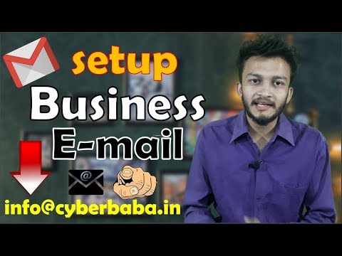 {HINDI} How to set up a Professional Business email using Gmail || Setup Email At Your Domain Name