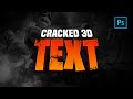 Cracked 3d text in photoshop  tutorial by edwarddzn