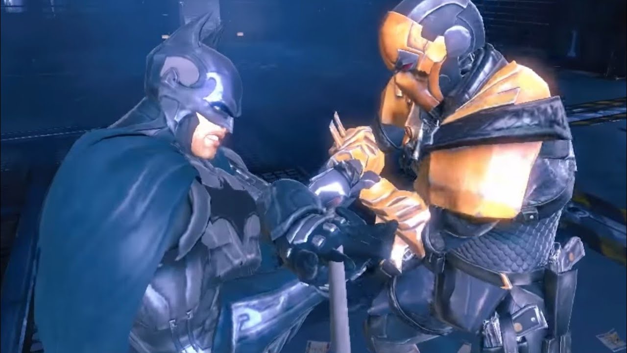 Batman Arkham Origins Injustice Batman Suit Gameplay - YouTube