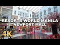 Pasay City's Another Famous Mall For Tourists -Newport Mall | Resorts World | Walking Tour | 4K