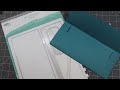 LDRS Slim Line Envelope Dies Review! Just About Business Sized Envelope Dimensions!