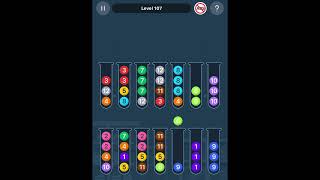 Level 107 Candy sort - Ball sort Impulse Color blind mode screenshot 3