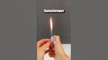 Lighter into Mini Flamethrower Trick! #shorts #lighter #fire #lifehacks
