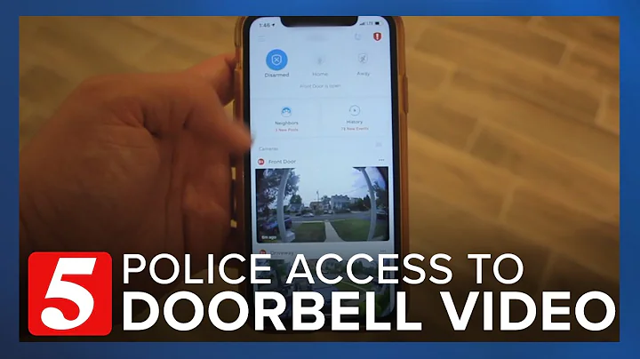 Can law enforcement access your home security cameras?