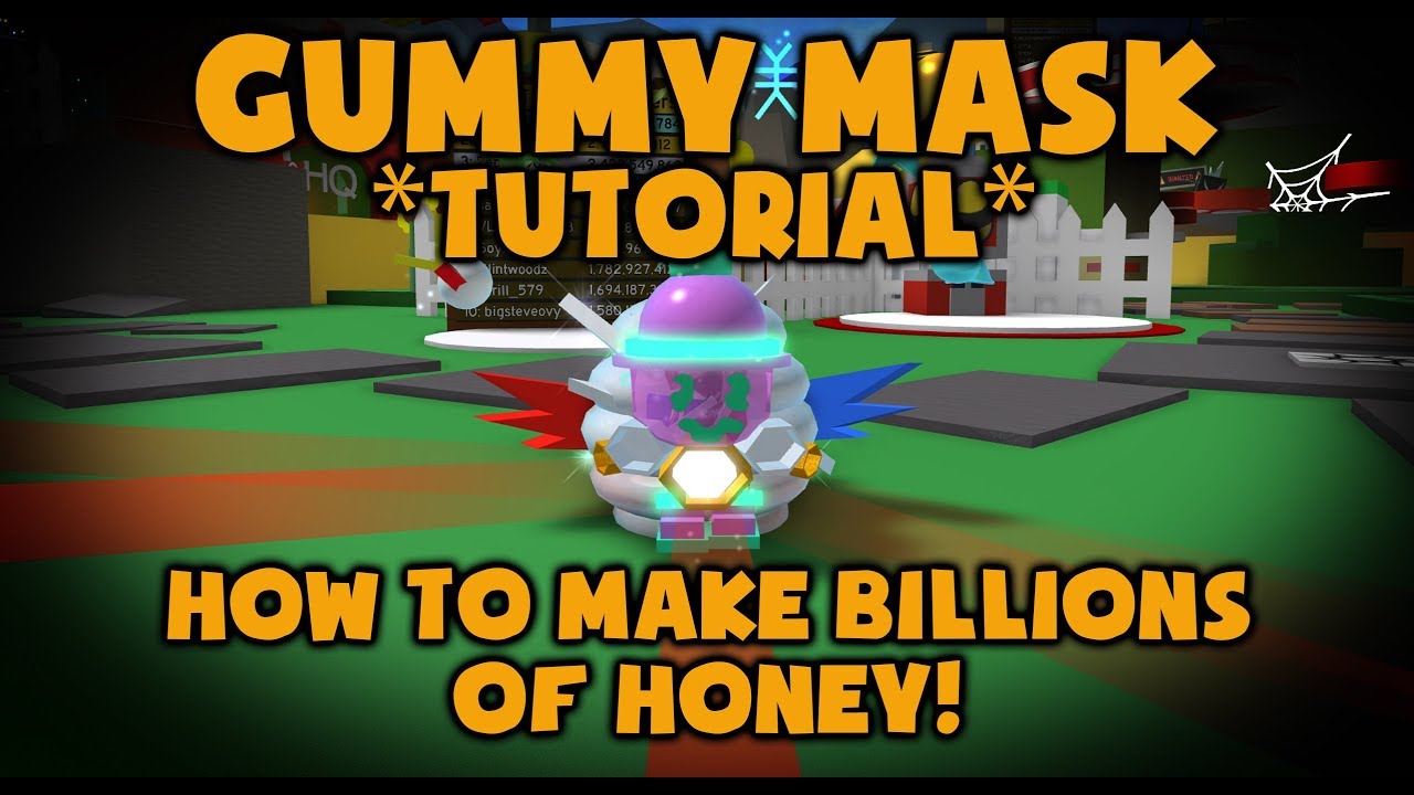 Tutorial Gummy Mask Making Billions Bee Swarm Simulator