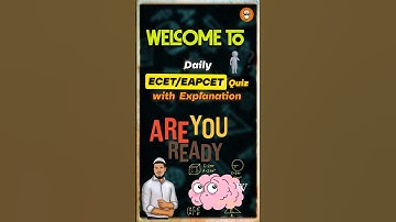 ECET/EAMCET Daily Quiz Challenge ⚡🔥| Gouse Diploma🤓 | #physics | Exam Preparation | #shorts #quiz