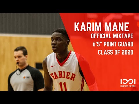 6'5 PG Class of 2020 KARIM MANE Official Mixtape 2018-2019