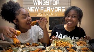 TRYING WINGSTOP’S NEW FLAVORS 🍖**SHE MADE ME CRY** 😭