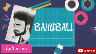 Bahubali Pencil Art | Prabhas Drawing | Bahubali sketch by raftar | simple pencil art |pencil sketch