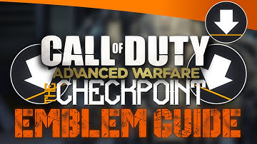 Call of Duty: Advanced Warfare :: "The Checkpoint" Emblem Tutorial (CoD AW Logo/Emblem Guide)