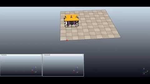 V REP Underwater Vehicle test movebyChildScripts