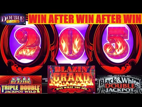 Blazin Grand Flaming Cash Machine FINALLY comes alive and shows what it can really do! Nice Wins!
